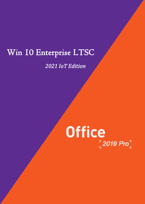 MS Win 10 Enterprise LTSC 2021 IoT Edition +MS Office2019 Professional Plus CD Keys Pack