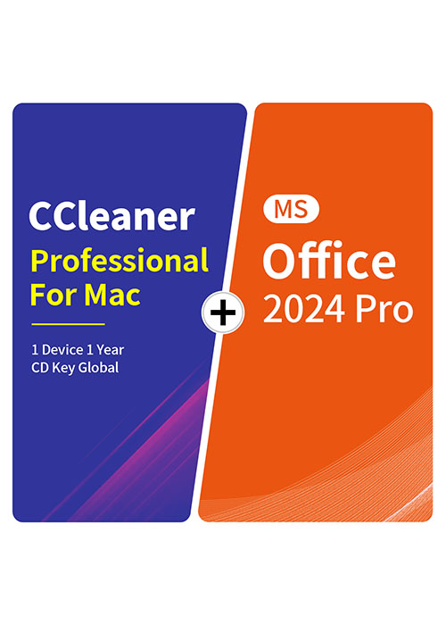 CCleaner Professional For Mac 1 Device 1 Year CD Key Global+MS Office2024 Pro  Pack